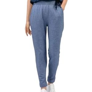 NWT Ministry Of Supply Blue Fusion Terry Merino Blend Joggers Womens Large
